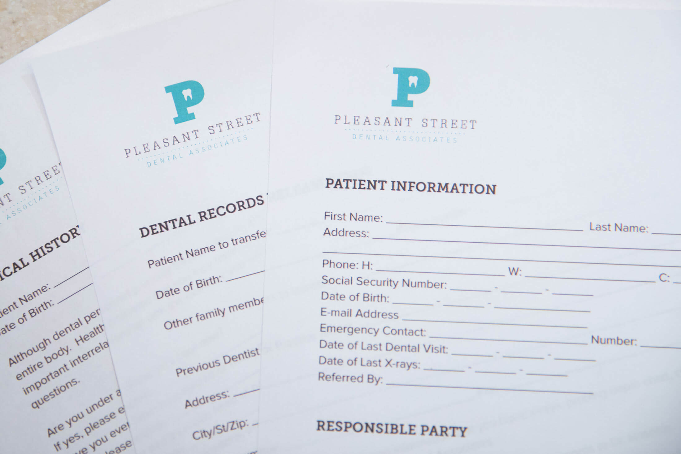 Patient information forms