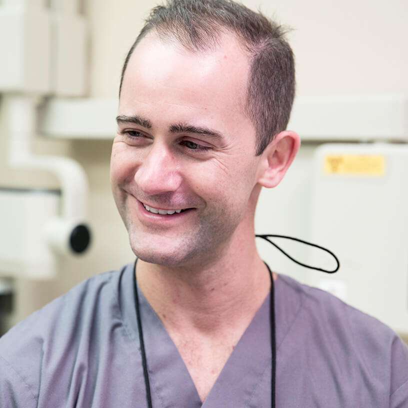 dentist dr jim moshier smiling